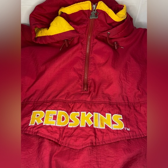 Vintage 90’s Washington Redskins Starter Jacket Pullover NFL - Made In Korea - Picture 12 of 16
